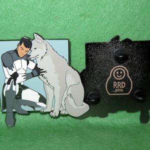 Star Wars Clone Wars Commander Wolffe and Wolf The Wolfpack squad Fantasy pin 6 cm LE 30 @comradewolfe image 5