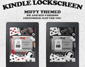 Personalized Miffy Kindle Lockscreen | Custom eBook Screensaver (Digital Download)