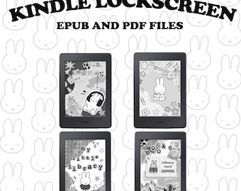 Protector de pantalla para Kindle/libro electrónico de Miffy Bunny, archivos PDF y EPUB