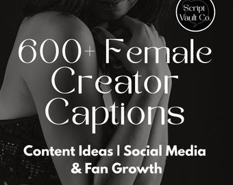OnlyFans Female Creator PPV Captions | 600+ Templates