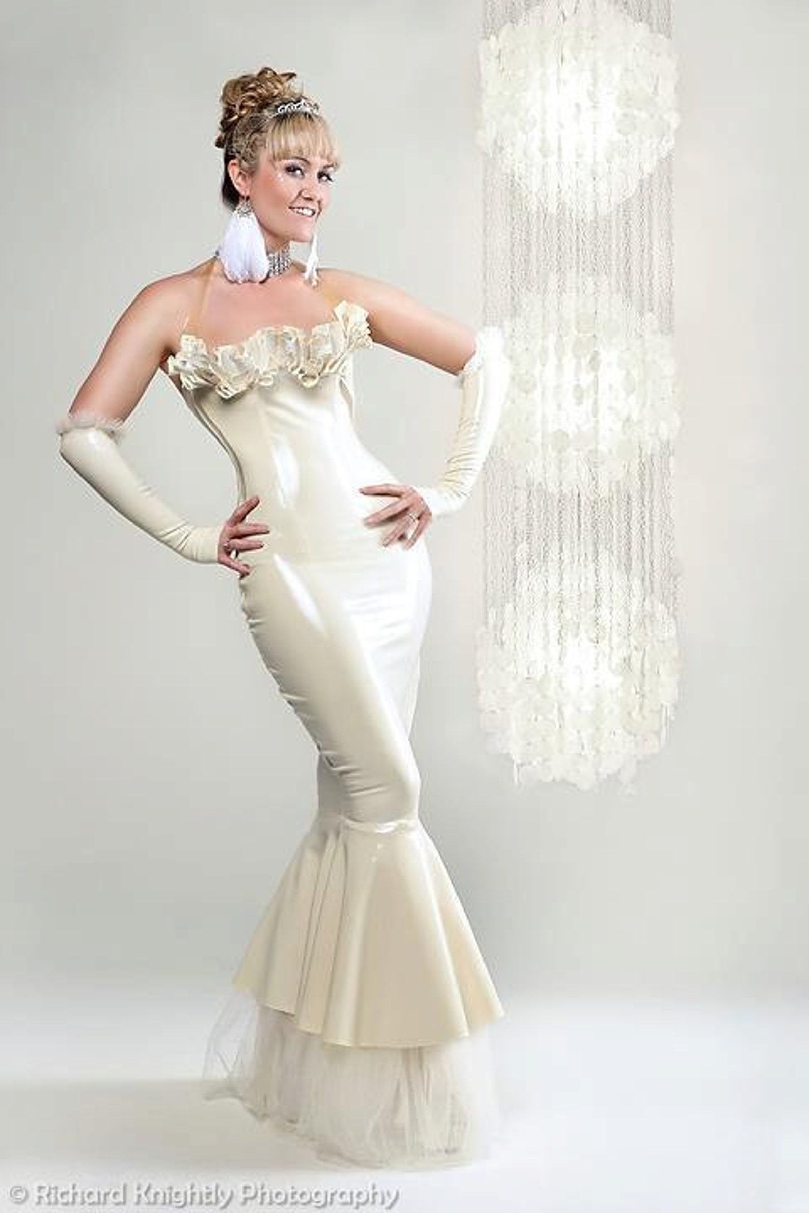 Belle Latex Wedding Gown Dress | Etsy