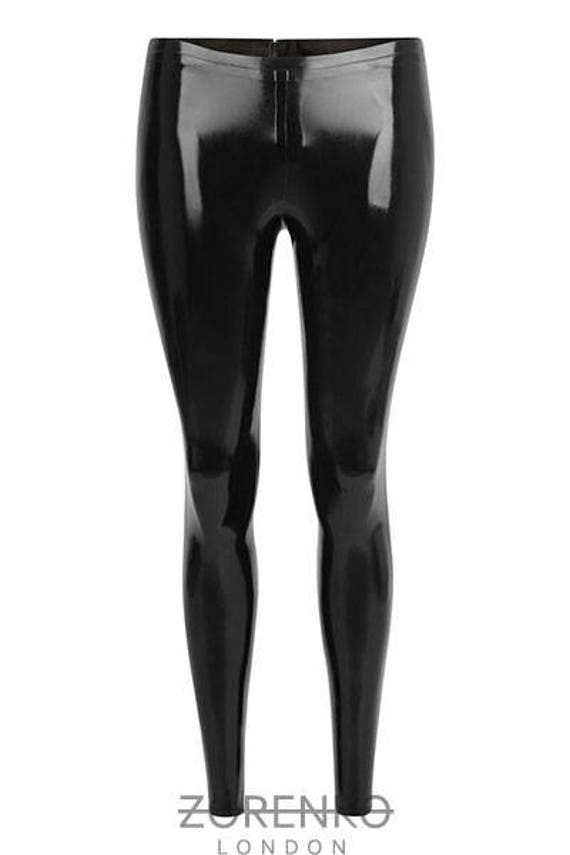 ONYX Latex Leggings | Etsy