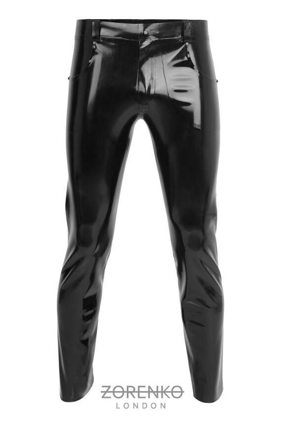 latex jeans men