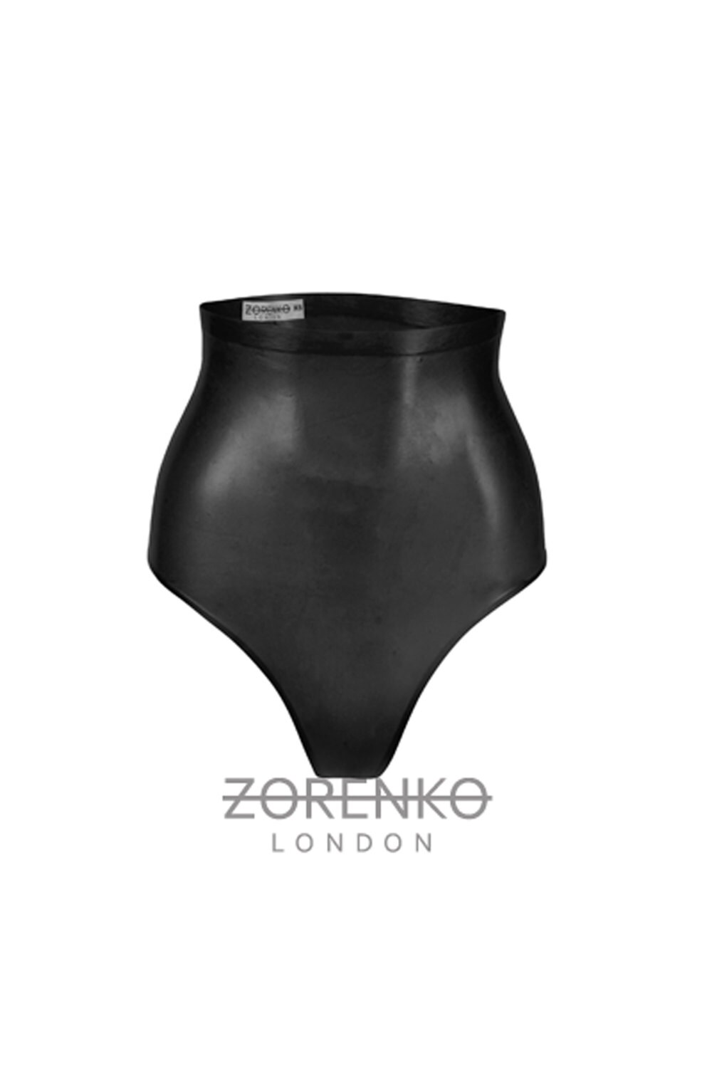 Latex High Waist Hot Pant