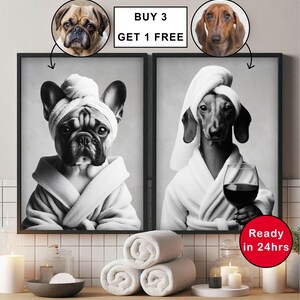 Custom Pet Portrait – Personalized Digital Pet Art in Fun Costumes – Dog or Cat Illustration – Printable Download – Gift for Pet Lovers