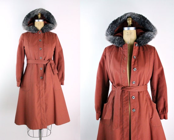 70s Hooded Princess Coat Winter Coat Vintage Coat 70s Coat Boho Bohemian Coat Boho Jacket Size S Etsy Australia