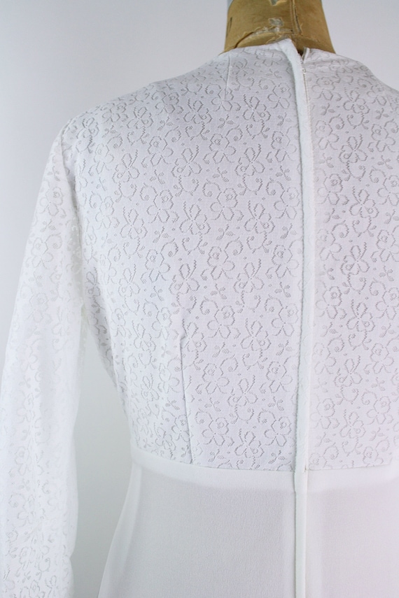 70s Boho Wedding Dress / Vintage Wedding Dress / … - image 8