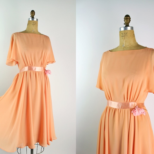 Peach Easter Dress Etsy