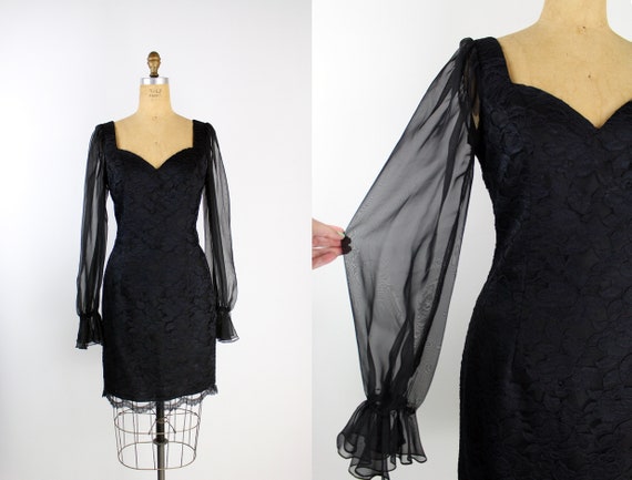 balloon cocktail dress