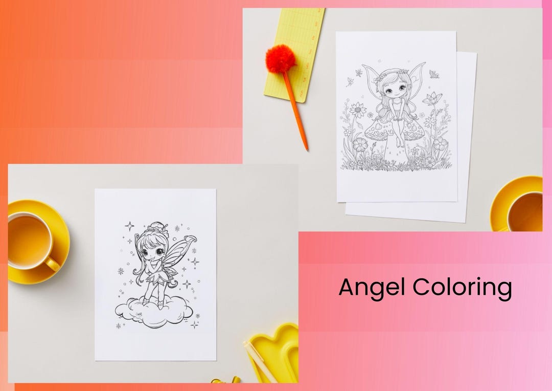 Angle Coloring Sheet - Etsy