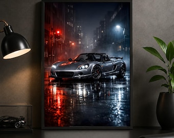 Tommykaira ZZ 1997 Poster, Japanese Sports Car Wall Art, JDM Automotive Decor