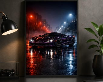 Mitsuoka Orochi 2007 Poster – Rare Japanese Supercar Wall Art Print