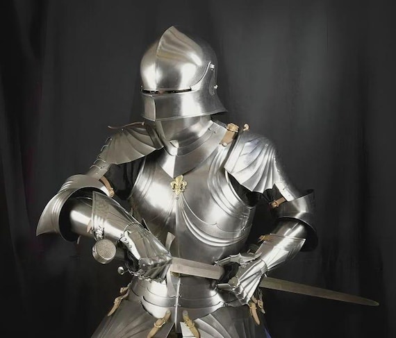 Gothic Armor Suit | 18-Gauge Steel, Wearable Knight Costume, Medieval Cosplay