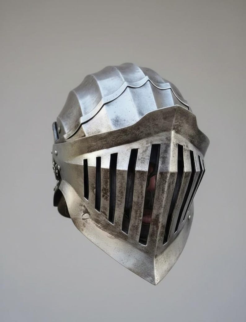 Handmade Medieval Knight full Armor Suit – Dark Soul Inspired LARP & Cosplay Armor image 8