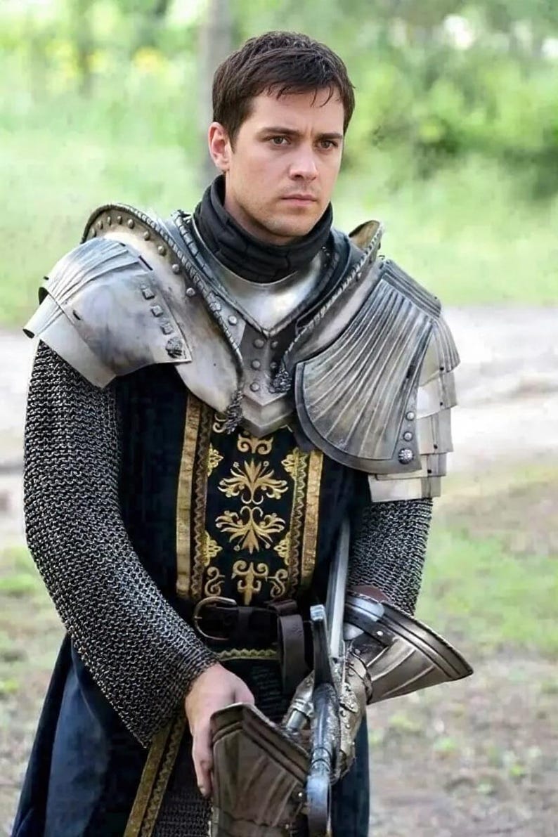 Handmade Medieval Knight full Armor Suit – Dark Soul Inspired LARP & Cosplay Armor image 4