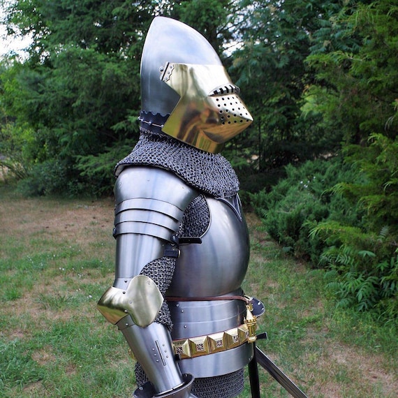Handmade Full Medieval Knight Armor Suit | Wearable Steel Combat Armor