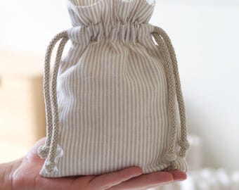 Drawstring Bag Sewing Pattern (PDF & Video Tutorial) | Four Sizes - Gift Bag Template