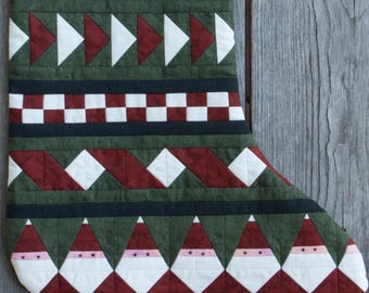 Here Comes Santa Stocking Pattern