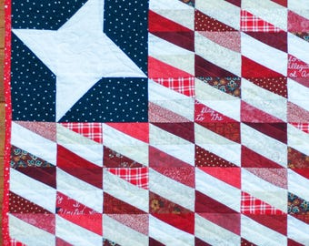 Scrappy Flag Wallhanging Pattern