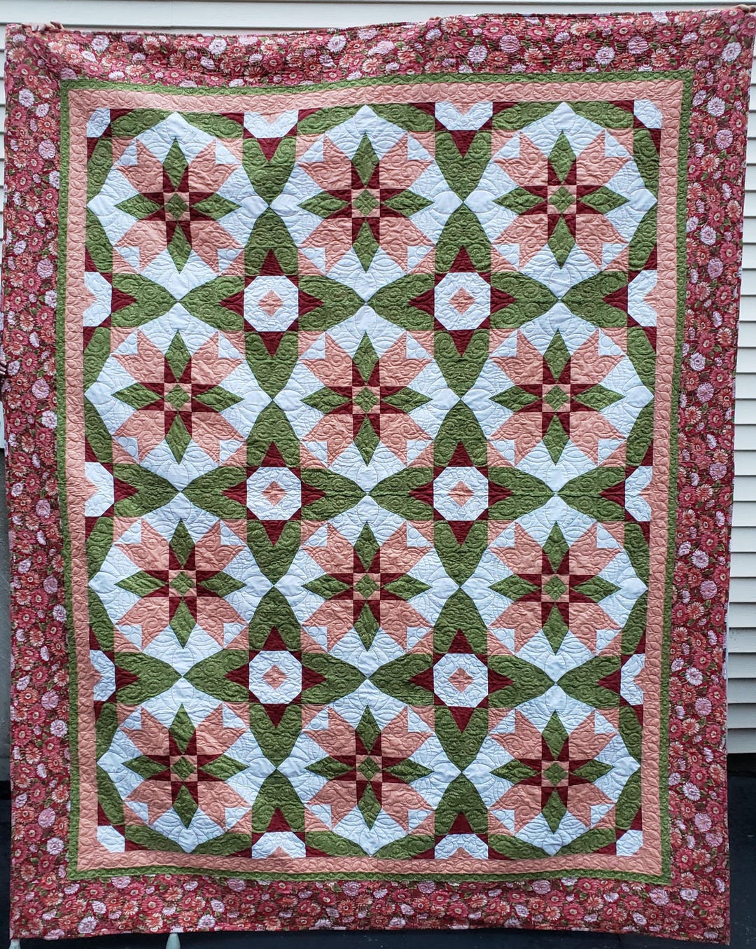 Hibiscus Quilt Pattern - Etsy