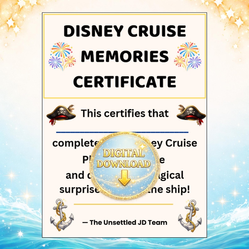Disney Cruise Scavenger Hunt Printable & Photo Challenge Game I Cruise ...