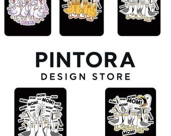 Mamá Gaviota PNG, Gaviotas de Buscando a Nemo PNG, Mamá Disney PNG, Regalo del Día de la Madre, PNG del Día de la Madre, camiseta de mamá