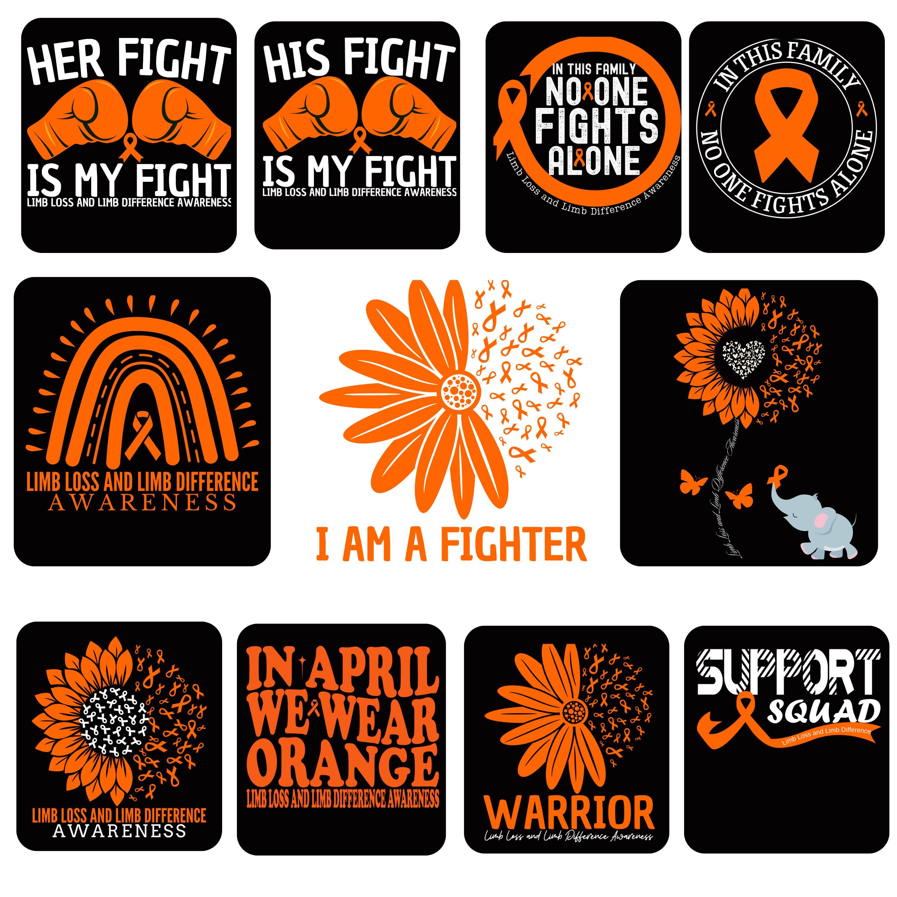 Limb Loss Awareness PNG Bundle, Limb Difference Ribbon PNG, Amputee ...