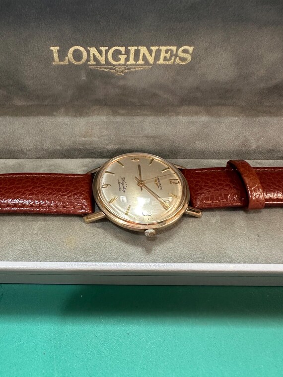 Longines Flagship Automatic 9ct Gold - image 3