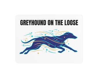 Windhund auf der lose Metallschild für Hundeliebhaber | Wanddekoration, Geschenk für Greyhound Besitzer, Einzigartiger Wohnakzent, Kunst für Tierliebhaber, Kunst für Windhund, Hunde