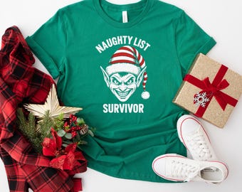 Naughty List Elf Tee