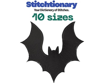 Halloween Bat Machine Embroidery Design/Pattern Download |