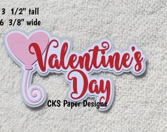 Valentine\u2019s Variety Valentines Cut OutsDie Cuts Handmade Valentines Confetti CardsScrapbook Happy Valentines Day Paper Embellishment