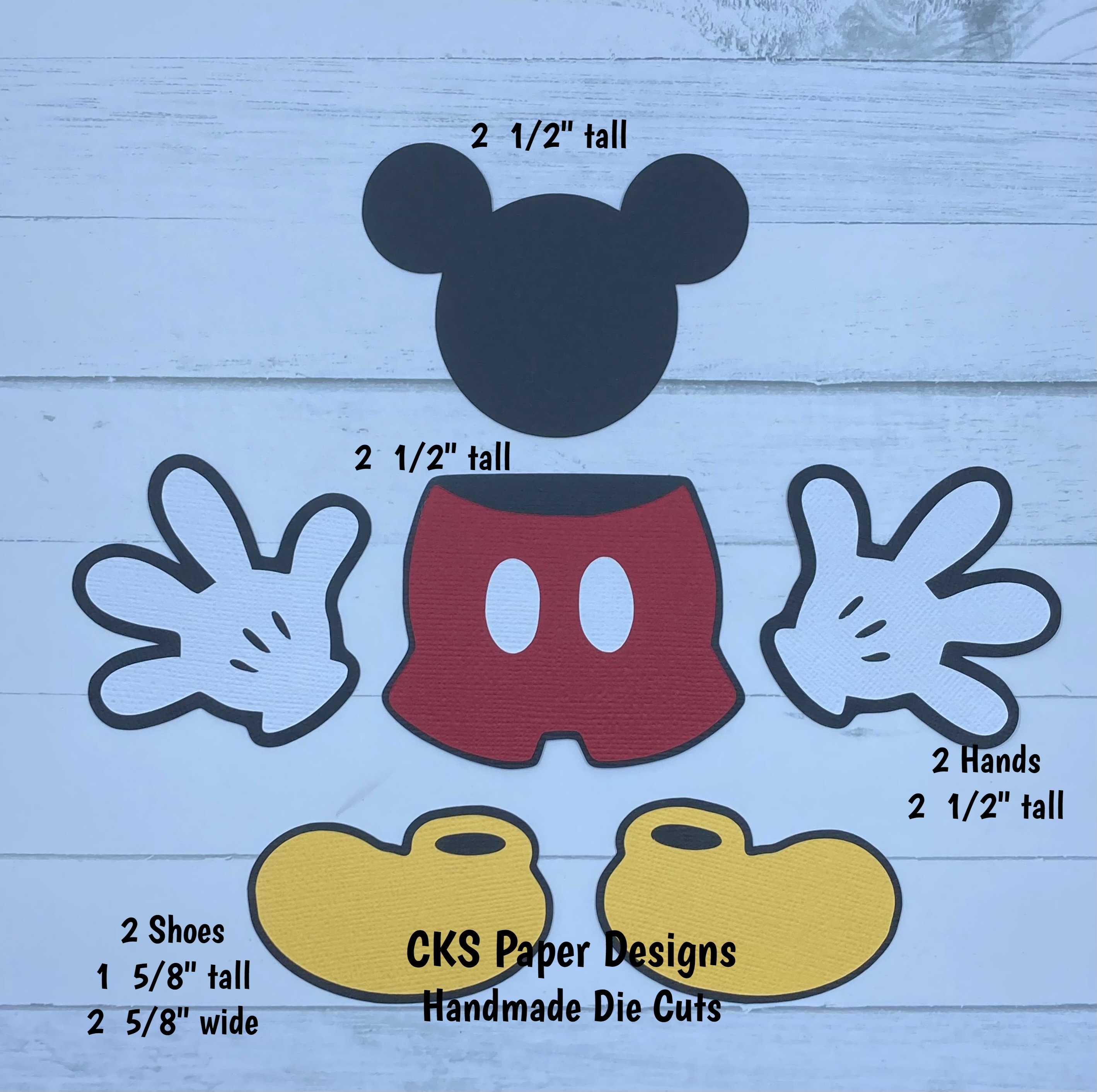 Disney Stacked Mouse Outline Metal Cutting Dies for DIY