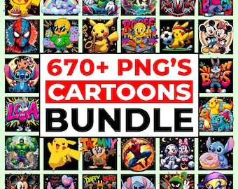 670+ Cartoon Bundle Png, Cartoon Characters, Cartoons Bundle, Cartoon Svg, Cartoon Clipart, Cut Files, Superhero Clipart, T Shirts Design