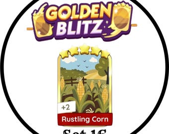 Rustling Corn - Golden Blitz - Monopoly_GO Stickers - Set 16