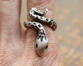 Serpent statement ring