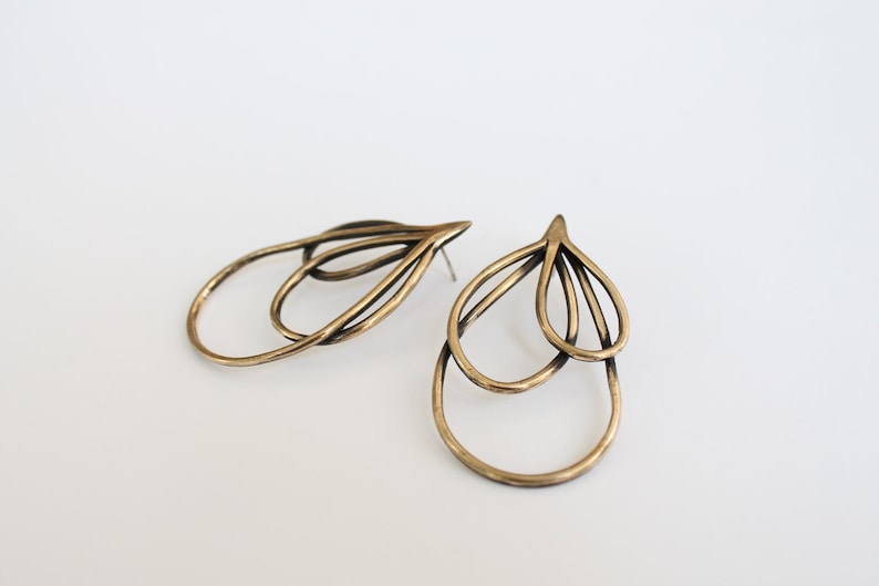 Electra statement earrings image 5