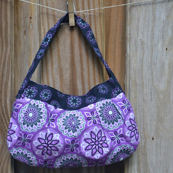 Little Girl Purse - Buttercup Bag - Purple, Gray, Black