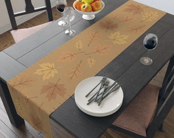 Chemin De Table De Noël Brodé Spellwood Forest - 35x190 Cm, Motif Forêt Hivernale, Polyester