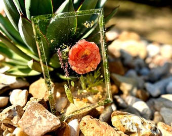 Preserved Botanical Catchall Trinket Dish | Display Nature | Handcrafted Resin Tray