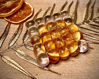 Set of 2 Square Bubble Resin Coasters - Unique Handmade Conversation Piece Drink Holders