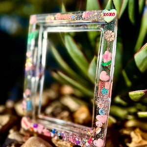 Sweetheart Candy Resin Photo Frame 4x6 | Kitsch Valentine's Day Decor