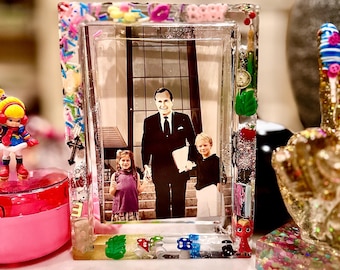 Y2K Resin Picture Frame | 4x6 Nostalgic Art, My Little Pony, Troll Doll Decor