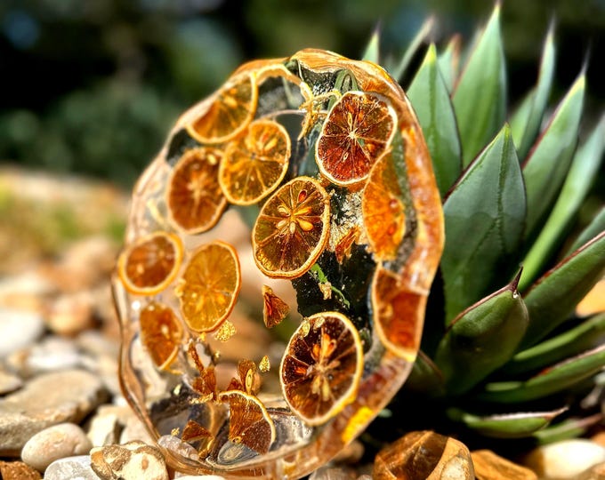 Featured listing image: Colorful Fruit Resin Plates: The Dopamine Decor You've Been Craving | Fruit Decorative Plate Collection