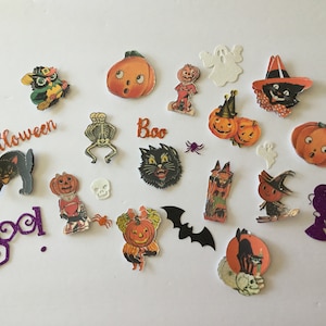 Halloween  Ephemera, vintage style Ephemera, scrapbooking, old world style ephemera , papercrafts, planners, card making,decoupage