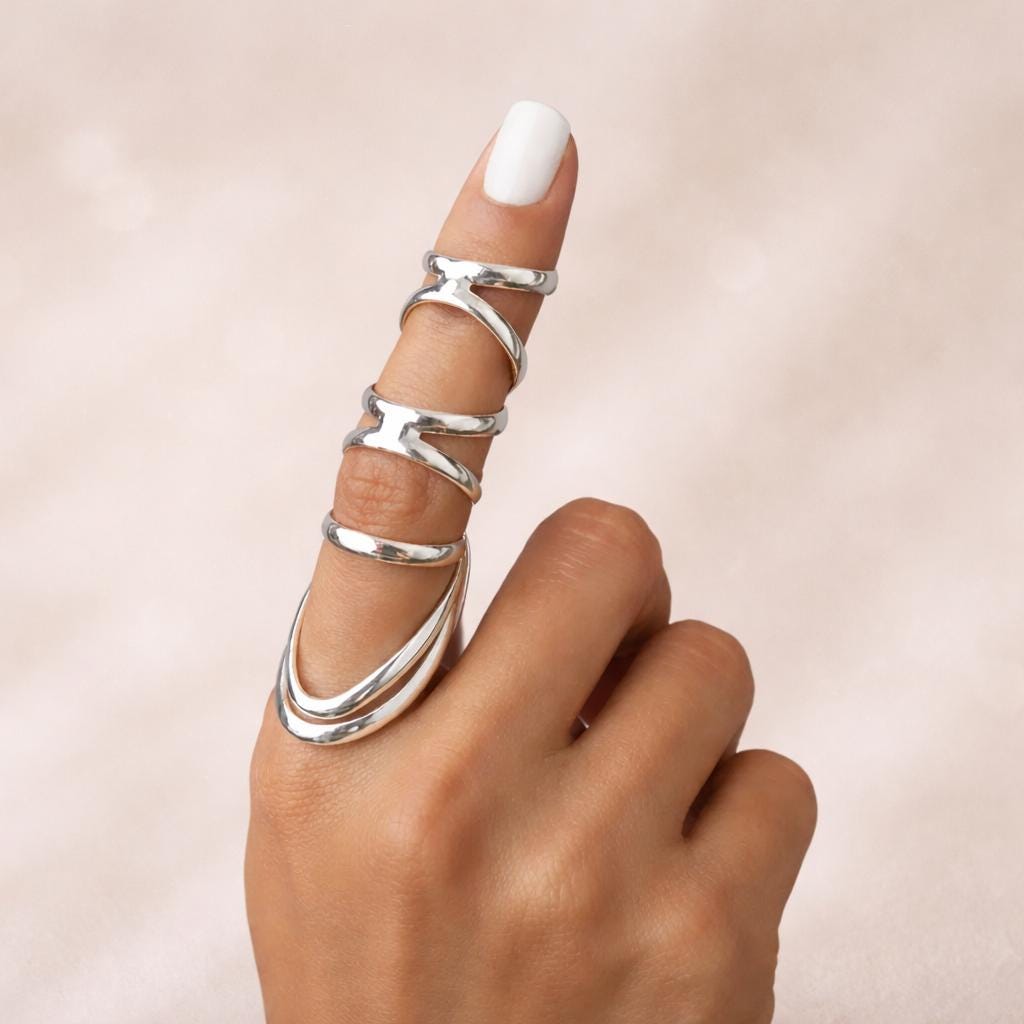 Funda De Protección For Dedos De Latón Con Anillo De Dedal