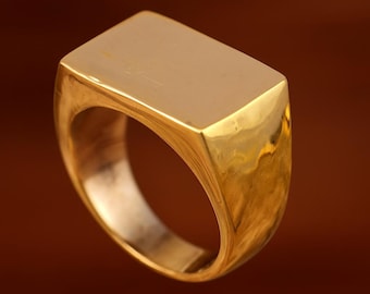 Gold-Plated Fairy Ring, Whimsical Brass Jewelry