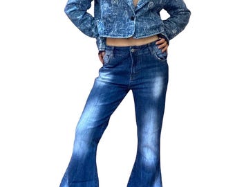 Jeansy Y2K Mid Rise Bootcut | Vintage Denim z lat 2000.