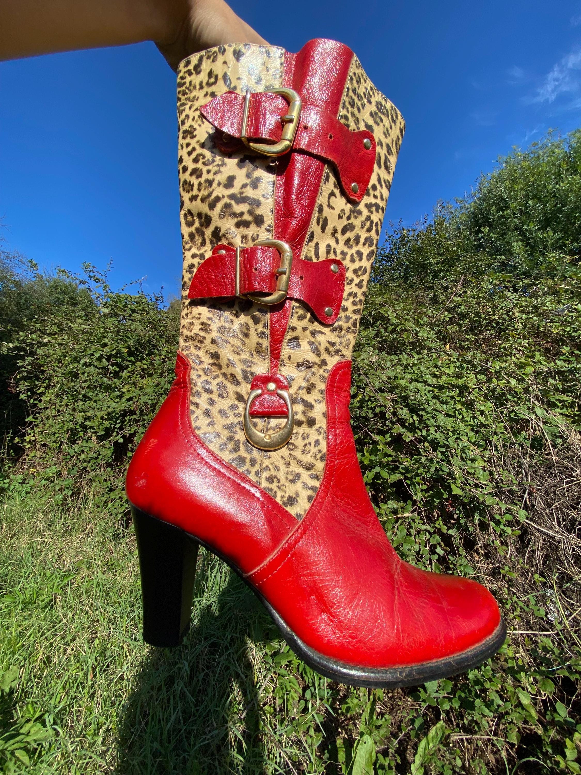 2000s Block Boots - Etsy