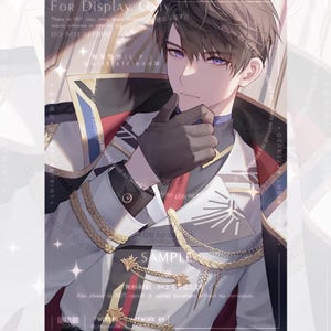 Liebe und Weltraum | Poster | Zayne | Raffael | Xavier | Sylus | Kaleb | Fanart | Elegantes Satin Poster Anime Lover Wanddekor Kunstwerk